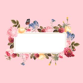 复古花边框