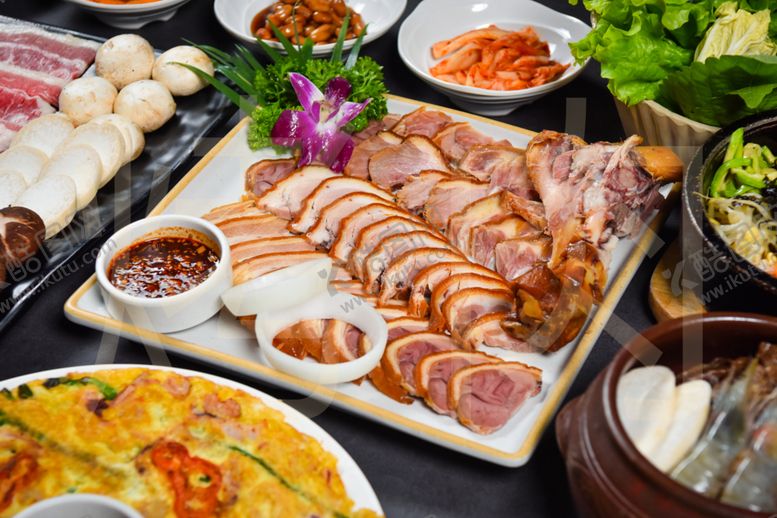编号：65163304300544124174【酷图网】源文件下载-韩国烤肉美食传统美食餐饮