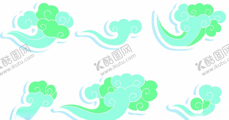 编号：96745704232114192750【酷图网】源文件下载-矢量祥云云朵素材