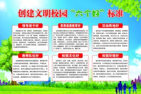创建文明校园六个好标准