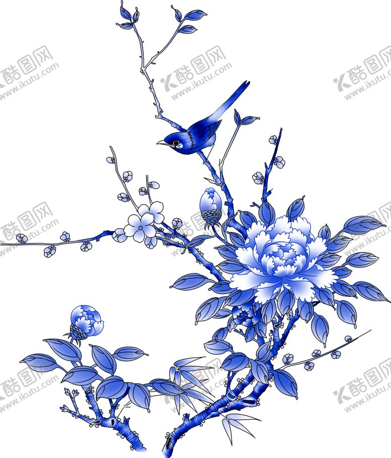 编号：50892505080218517270【酷图网】源文件下载-青花瓷素材