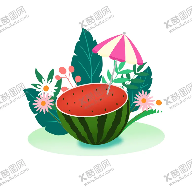 编号：91808810170850063226【酷图网】源文件下载-卡通西瓜素材