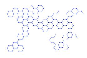 六边形科技背景分子式