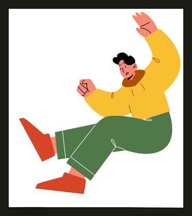 手绘男人男孩动画卡通卡通动画