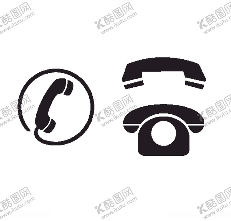 编号：68290910112046248353【酷图网】源文件下载-简笔画电话