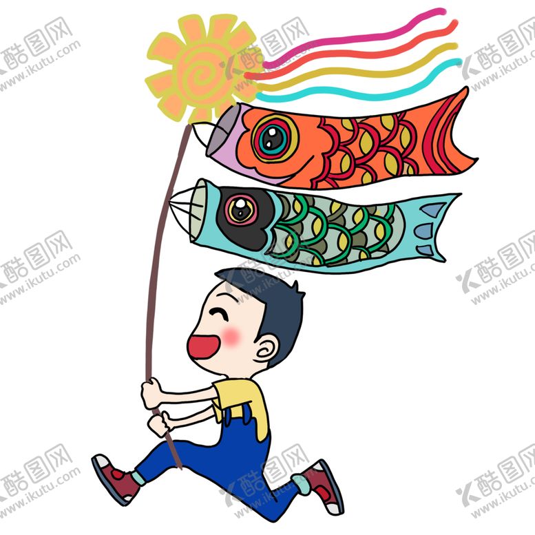 编号：86481110090211099579【酷图网】源文件下载-儿童节日快乐奔跑卡通海报素材