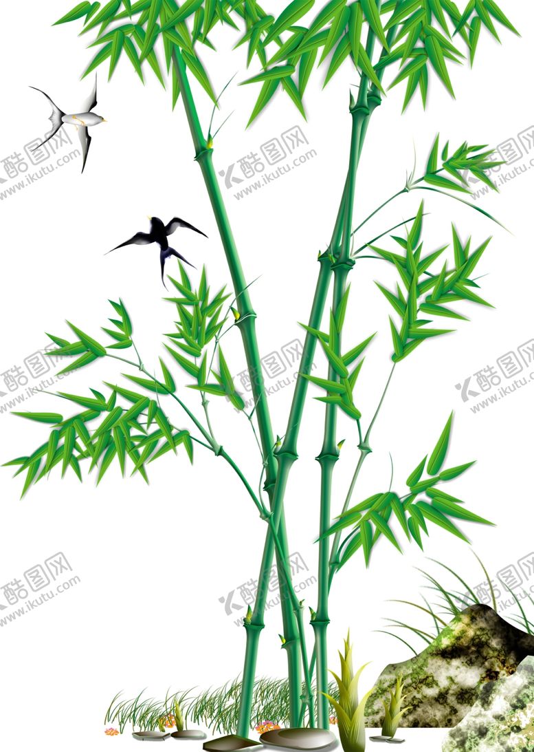 编号：40920907141002484999【酷图网】源文件下载-水墨竹子