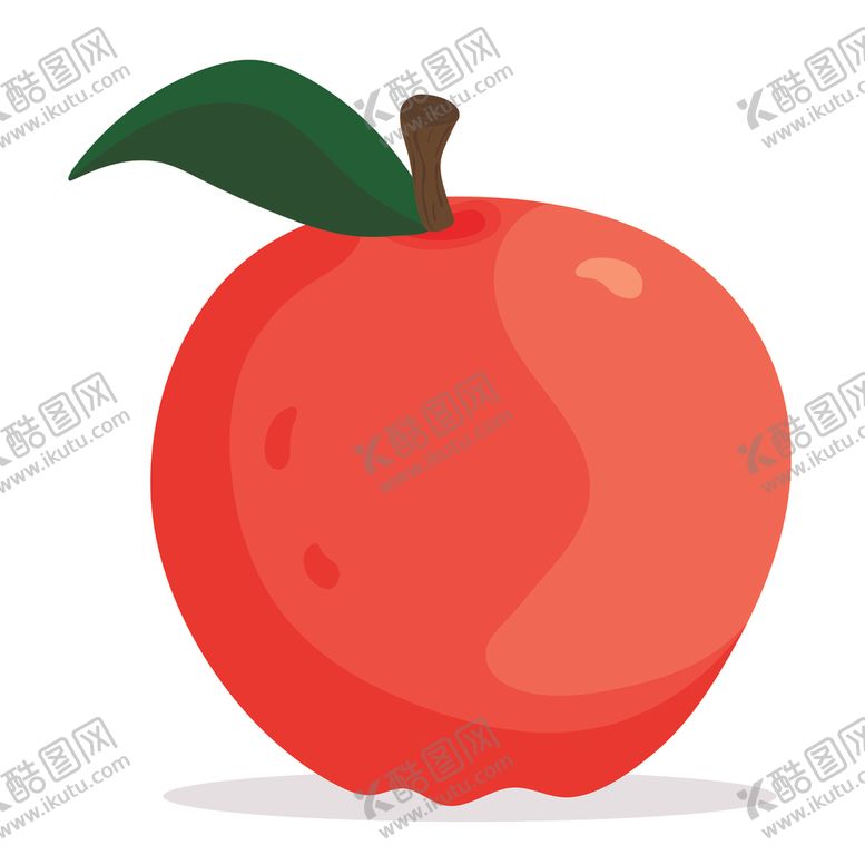 编号：22473412070021288478【酷图网】源文件下载-矢量苹果