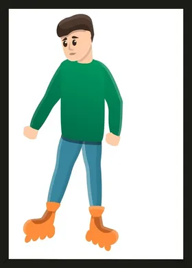 手绘卡通人物动画