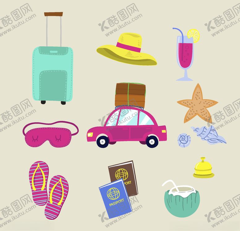 编号：29648509240403504604【酷图网】源文件下载-旅行元素