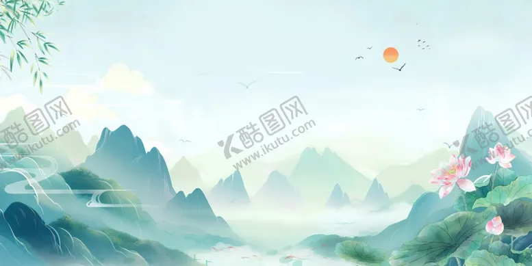 编号：16379101270537373758【酷图网】源文件下载-中式背景