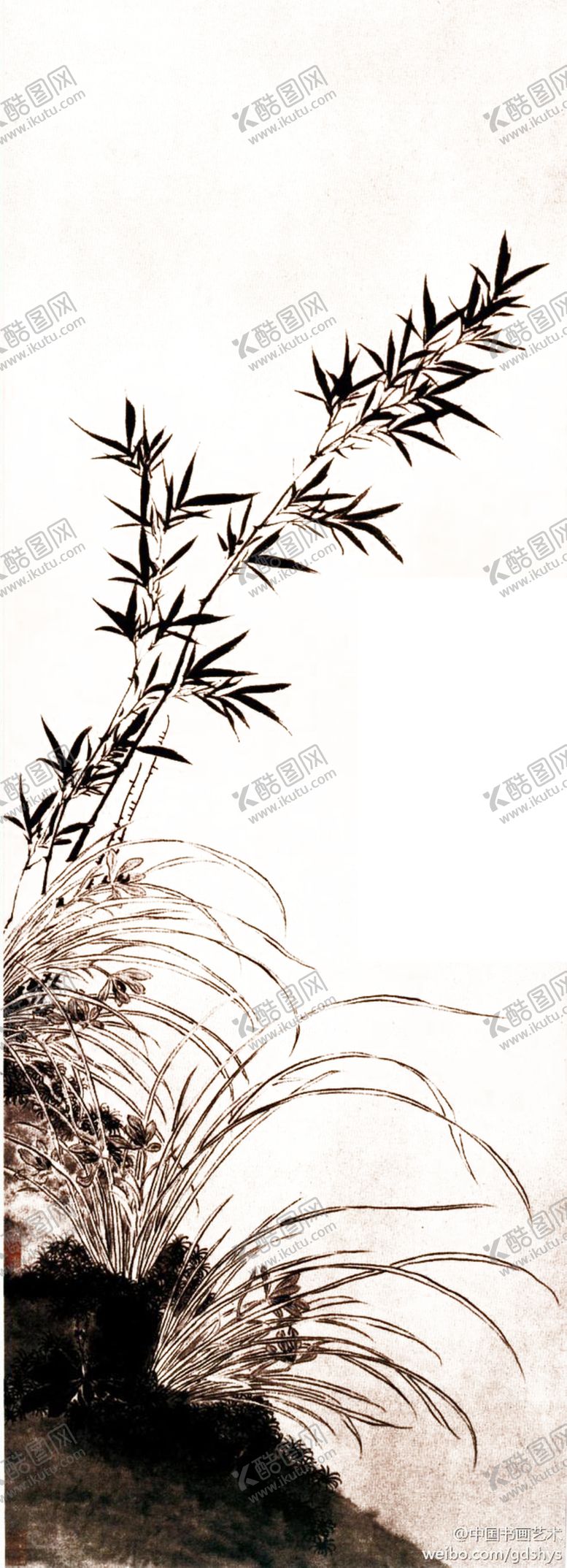 编号：30265507031119061277【酷图网】源文件下载-水墨竹子