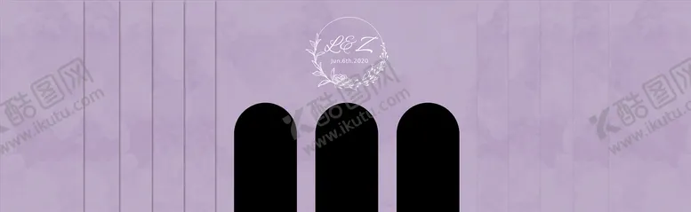 编号：82371011021647512882【酷图网】源文件下载-紫色婚礼