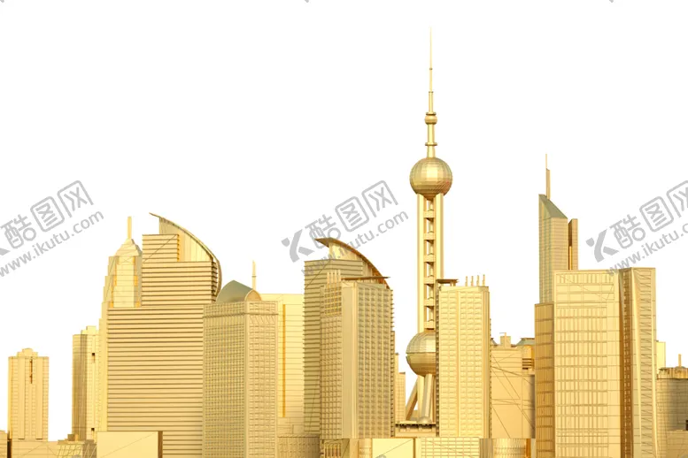 编号：52562802061856407519【酷图网】源文件下载-金色城市剪影素材图片 