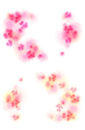 梦幻花纹背景