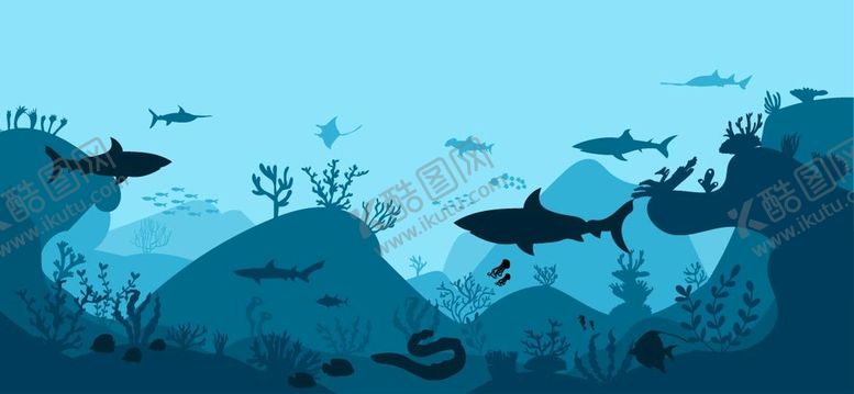 编号：80763209162042314058【酷图网】源文件下载-海洋海底世界