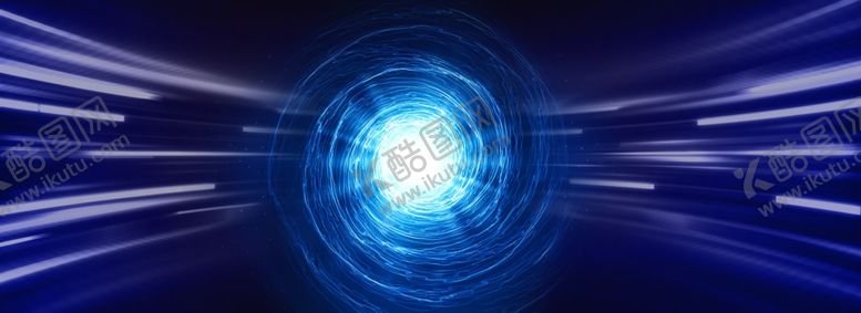 编号：29777509281335432184【酷图网】源文件下载-蓝色科旋涡光线背景