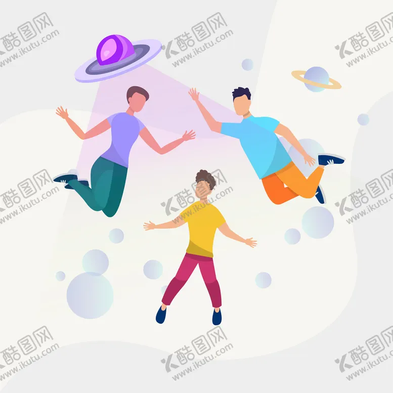 编号：12138601282011152520【酷图网】源文件下载-失重的人