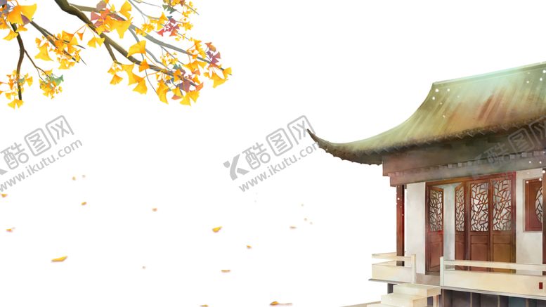 编号：69185507061919587904【酷图网】源文件下载-秋天银杏叶