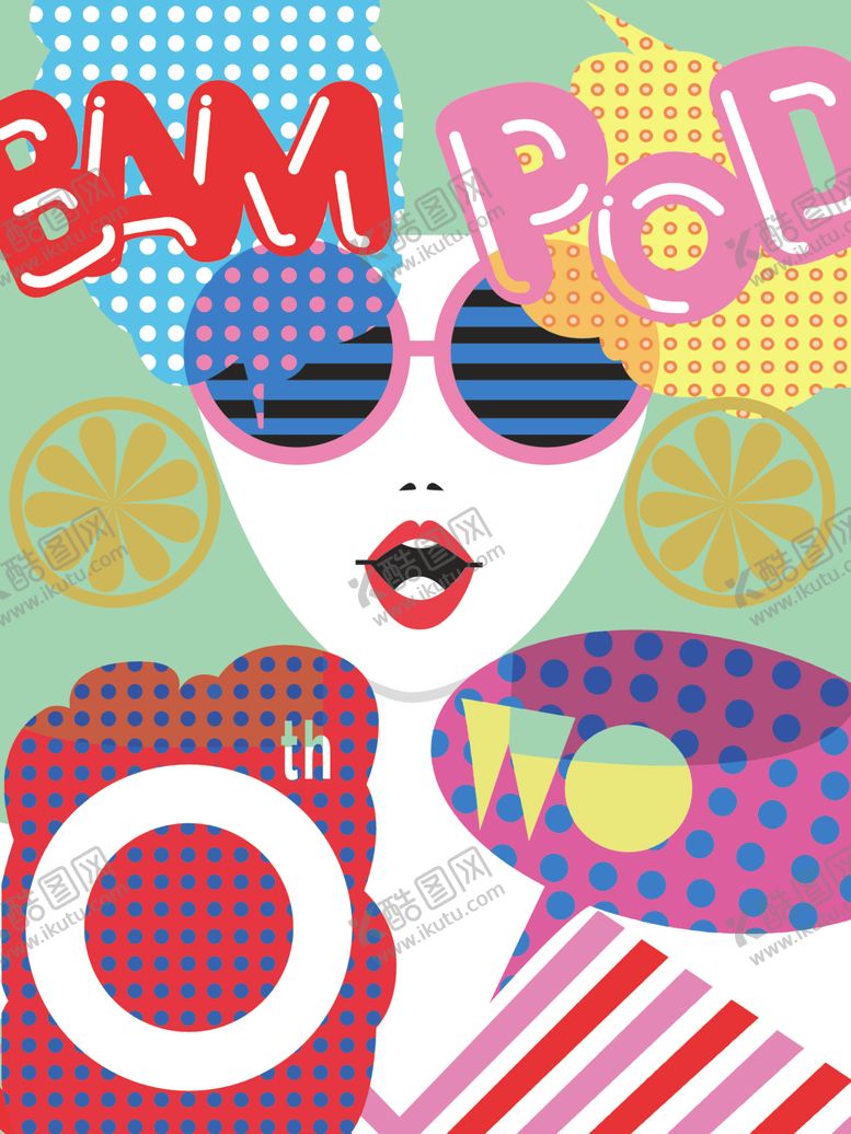 编号：24567511011644587151【酷图网】源文件下载-卡通字母女装定位