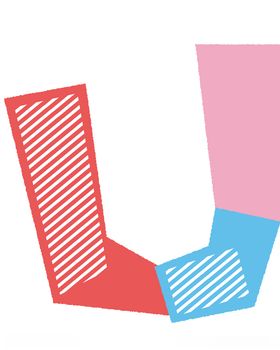英文字母双色