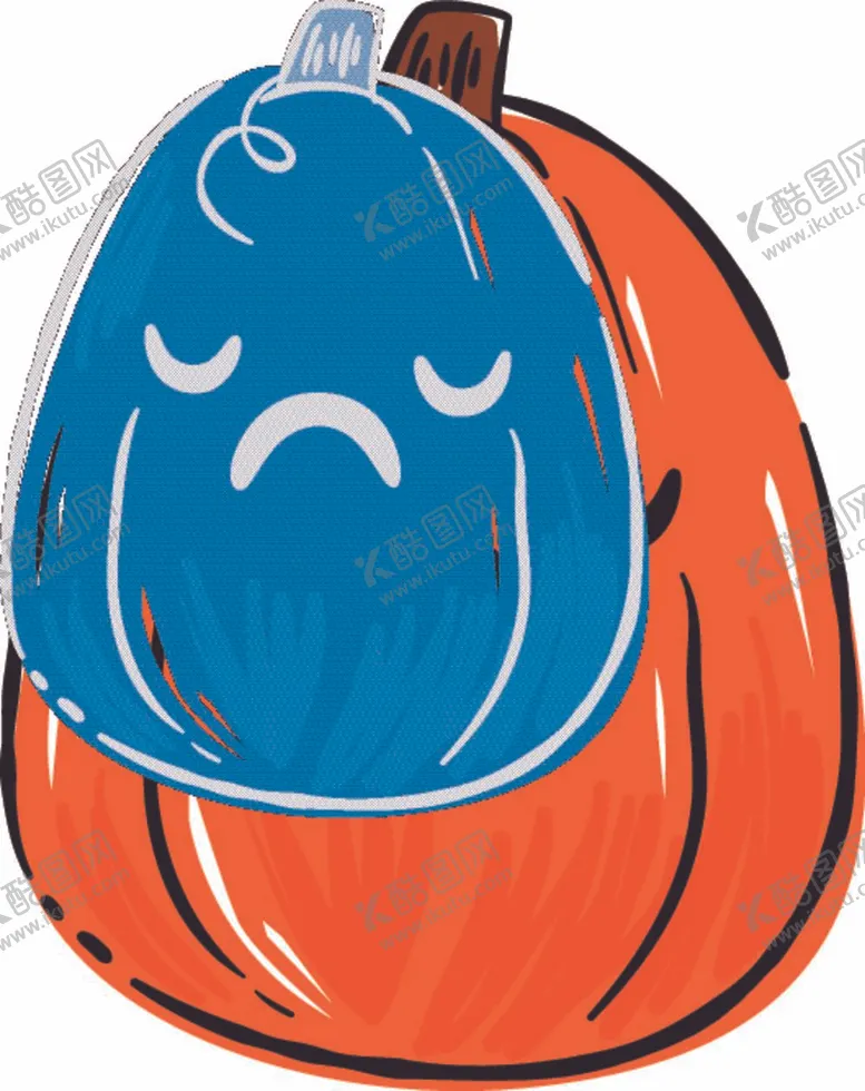 编号：47539109130724476825【酷图网】源文件下载-卡通简约万圣节南瓜图
