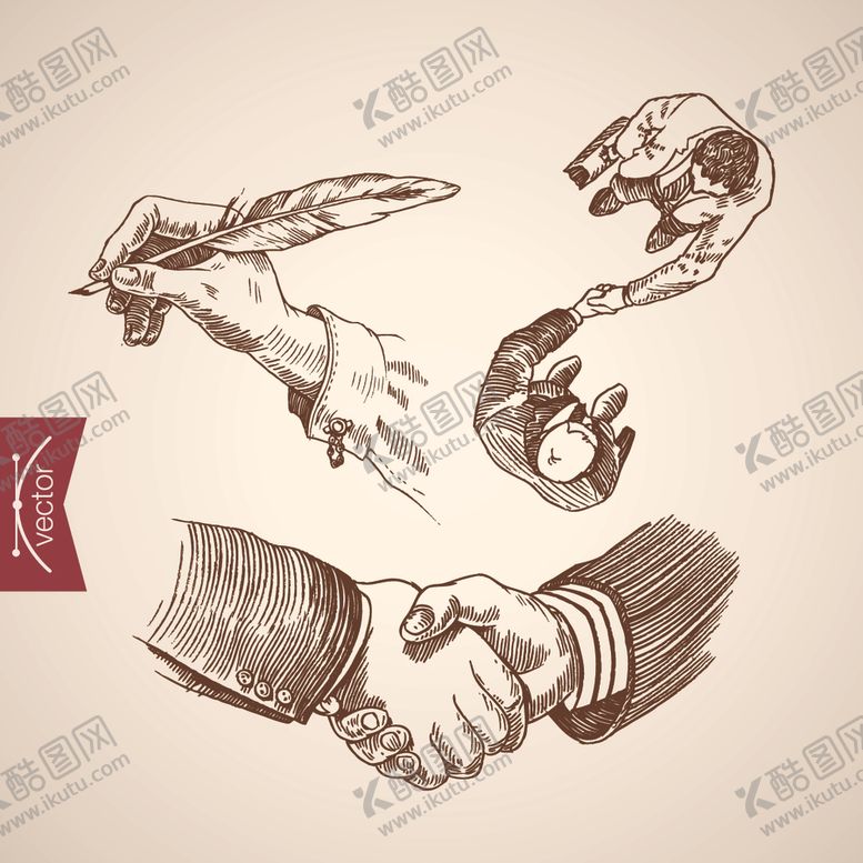 编号：24002403291319093321【酷图网】源文件下载-钢笔写字手势