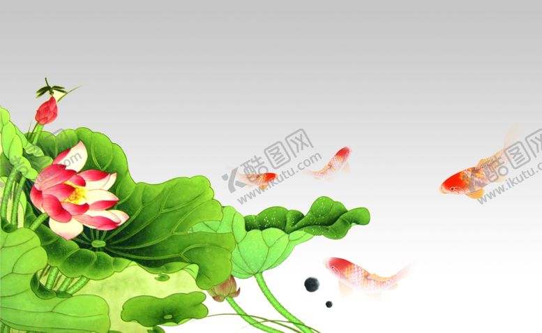 编号：28515705090255593127【酷图网】源文件下载-水墨荷花