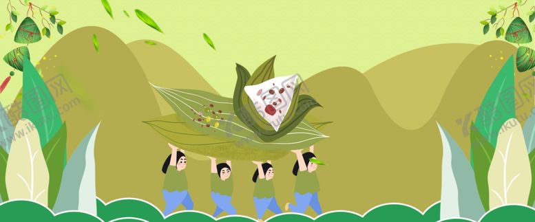 编号：97569406250022397783【酷图网】源文件下载-粽子banner