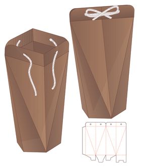纸质包装盒刀模设计图