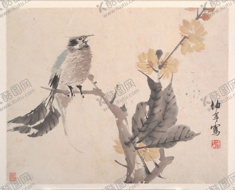 编号：52801510071805136397【酷图网】源文件下载-国画花鸟图案