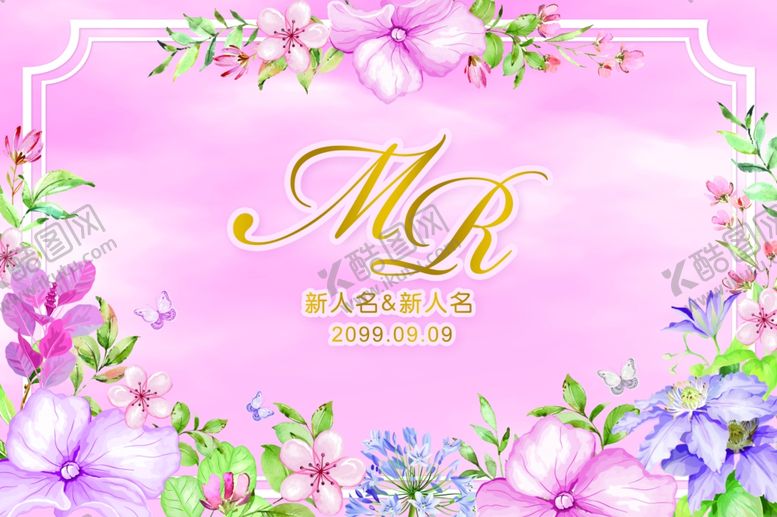 编号：84801411010223157136【酷图网】源文件下载-婚礼背景