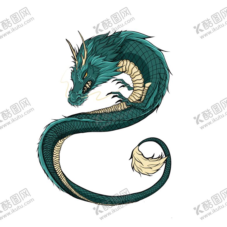 编号：56804306180240272828【酷图网】源文件下载-龙龙形图标图形标志古风背景素材