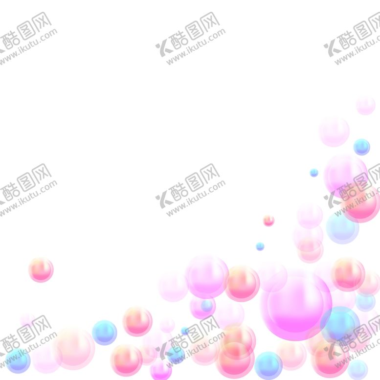 编号：98064310241609434496【酷图网】源文件下载-七彩泡泡