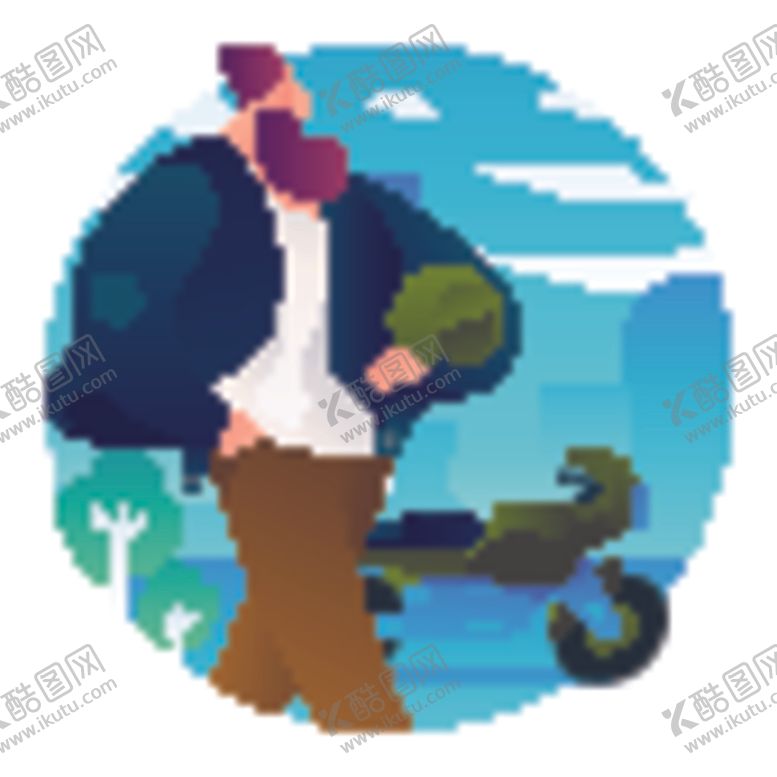 编号：39721105110551434551【酷图网】源文件下载-手绘人物插画