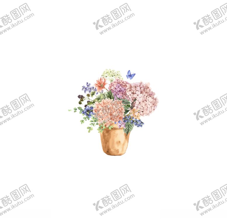 编号：31677005131840408312【酷图网】源文件下载-水彩花卉