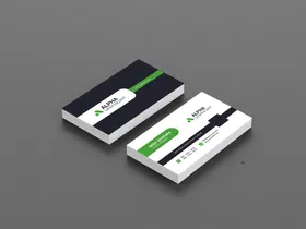 商务名片蓝色创意设计公司