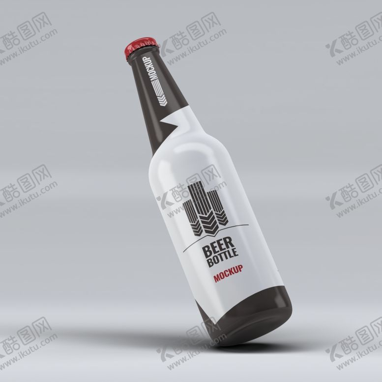 编号：56170210152211118704【酷图网】源文件下载-啤酒瓶子罐装包装效果图样机