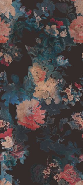 牡丹玫瑰手绘