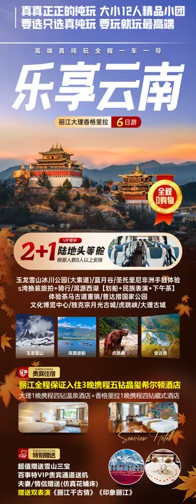 乐享云南旅游海报