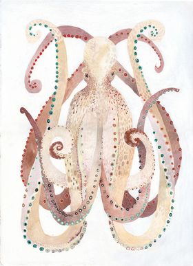八爪鱼插画