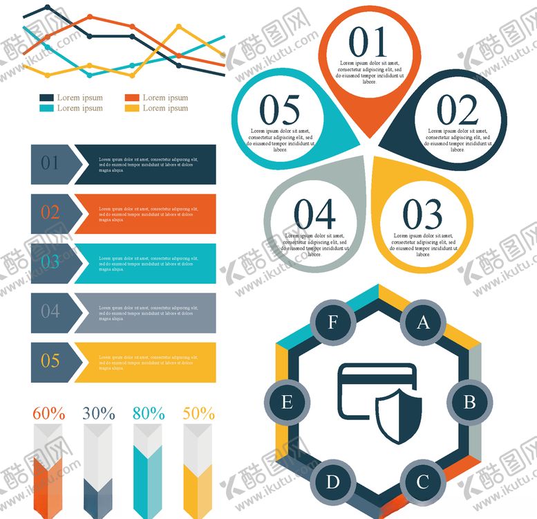 编号：40665709260238327390【酷图网】源文件下载-数据图表元素