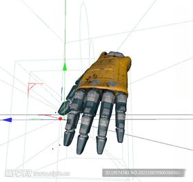 C4D模型机械手