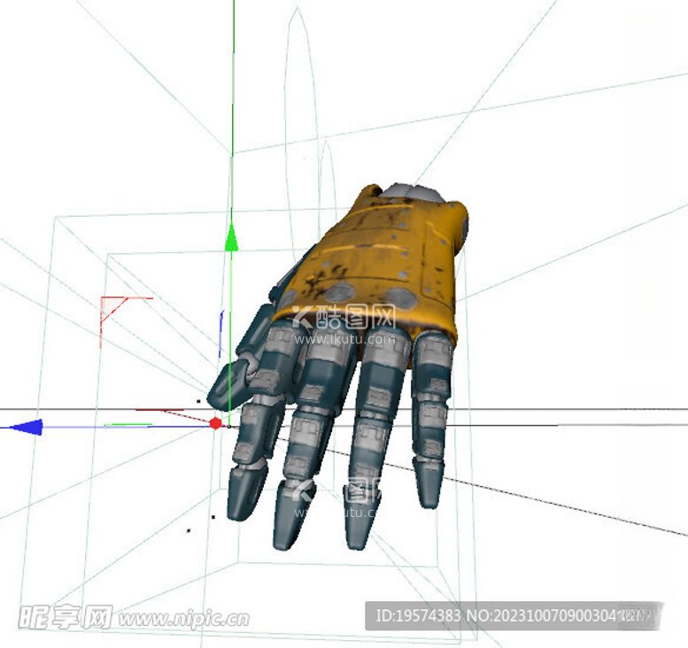 编号：11831311230503349378【酷图网】源文件下载-C4D模型机械手