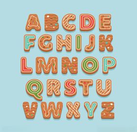 字母饼干