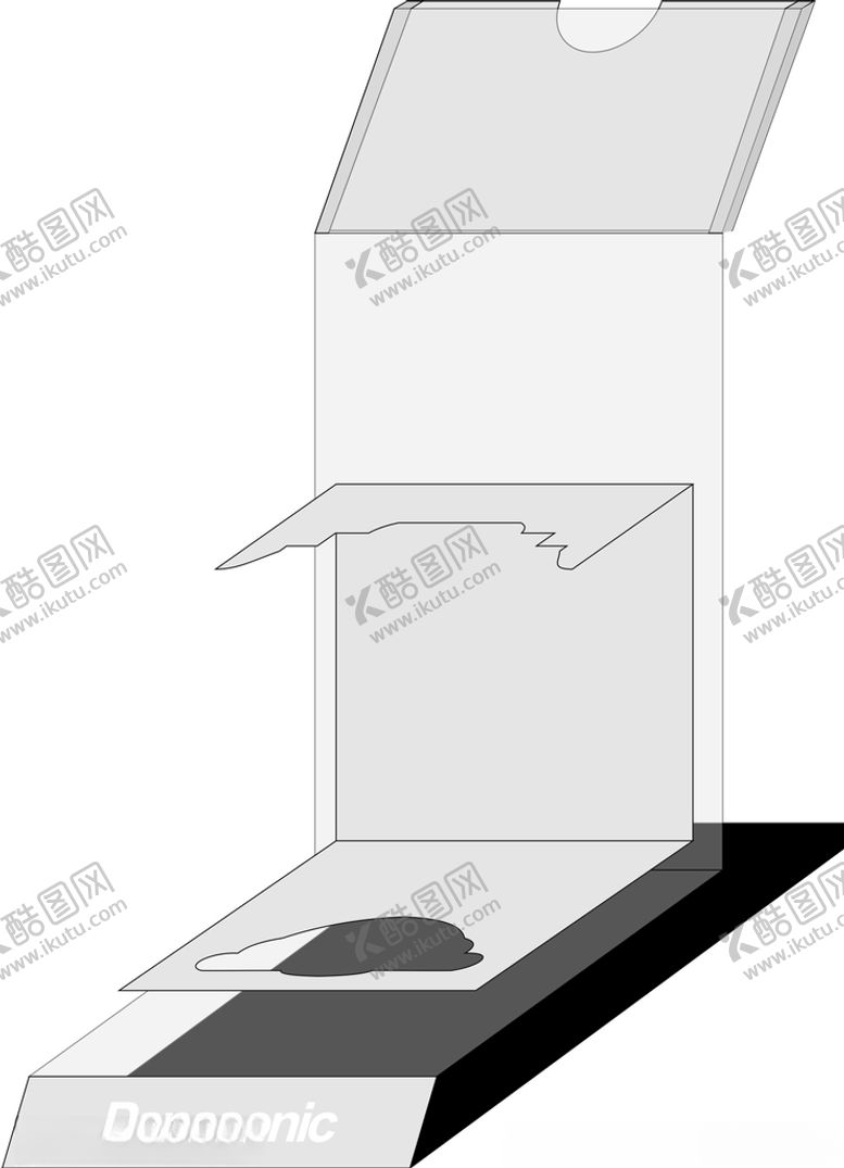 编号：11821405181957411145【酷图网】源文件下载-剃须刀展示架