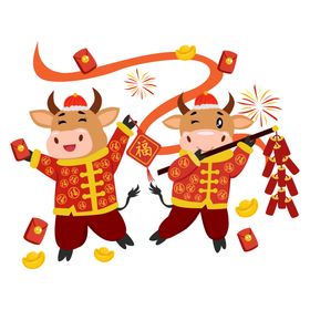 卡通牛形象