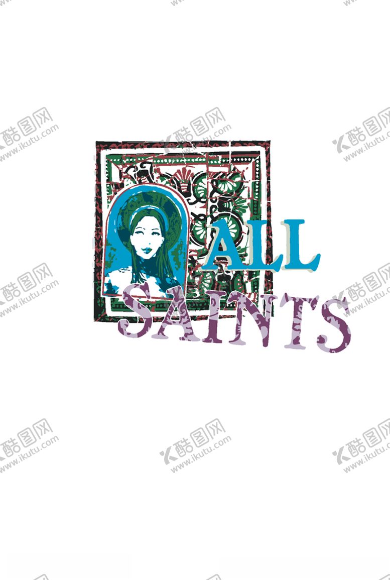 编号：14293909270119106184【酷图网】源文件下载-女装人物印花