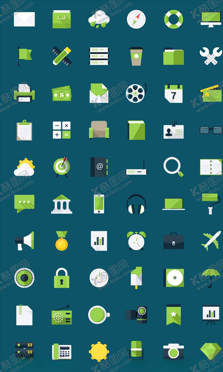 编号：19932210041724114234【酷图网】源文件下载-矢量办公图标