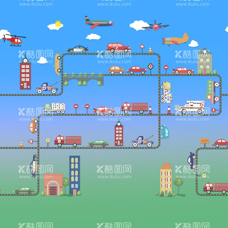 编号：95618309231045048597【酷图网】源文件下载-交通工具